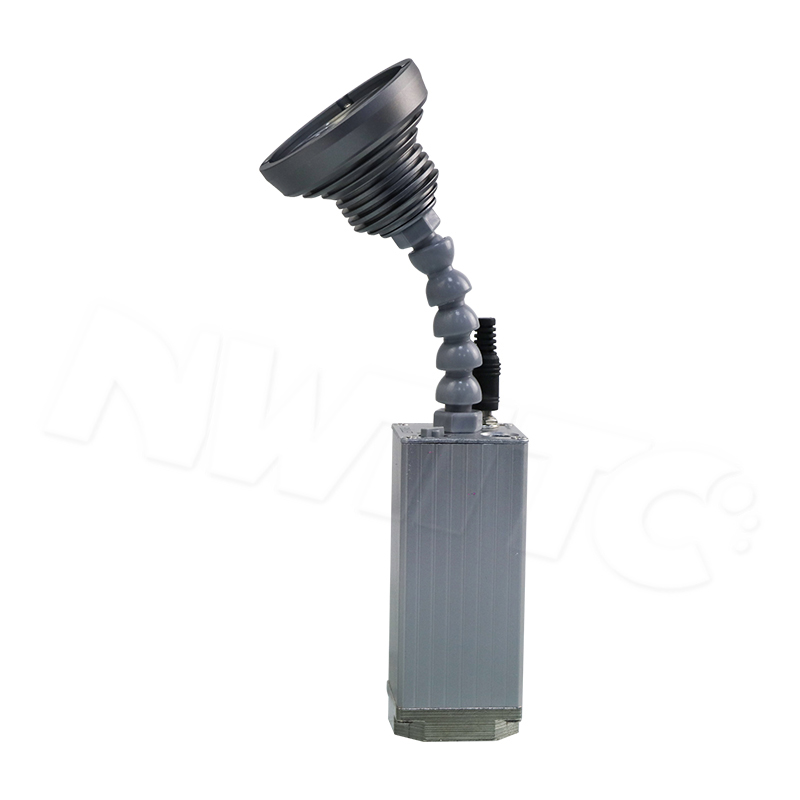 IR Super Strong Magnet Base Zoom 10W Single LED Flashlight Spot Light