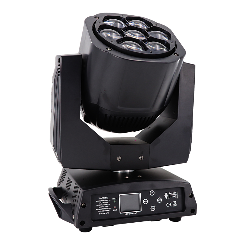 Mini 7x15w BEE EYE Rotating LED Moving Head Light With Zoom