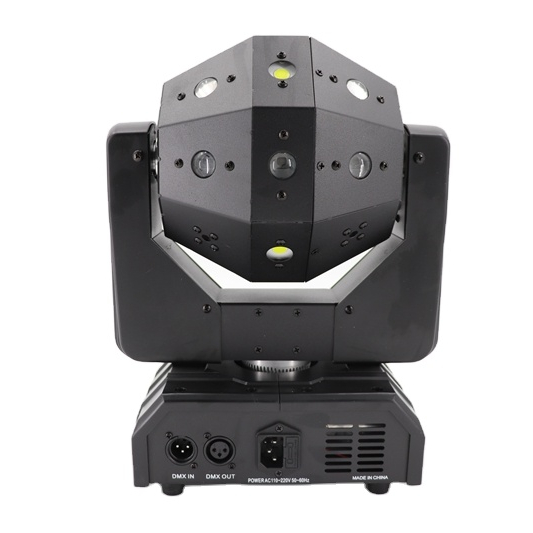 L-107 DJ Disco 16x3w RGBW 4x15w Strobe Red Green Laser Stage Lights LED Moving Head Light