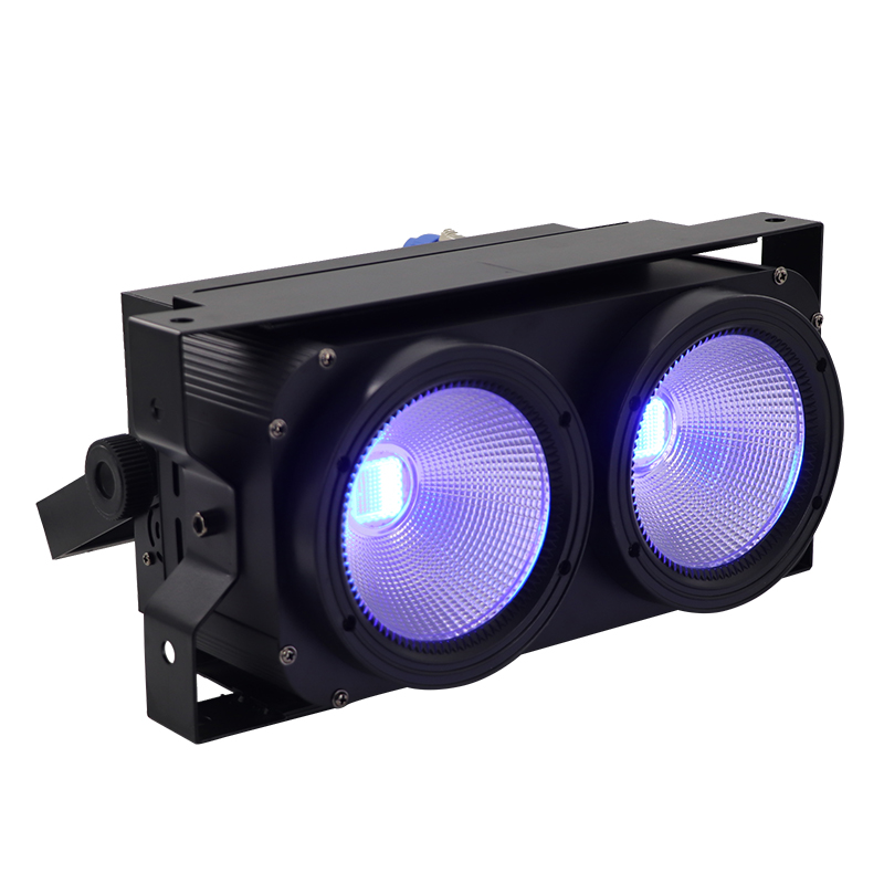 2x100W RGB 3-in-1 LED COB Audience Spotlight