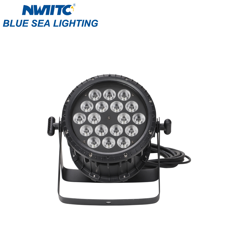 DJ Disco Show IP65 Aluminum DMX512 Outdoor Waterproof 18x10w RGBW 4in1 Led Par Stage Lights