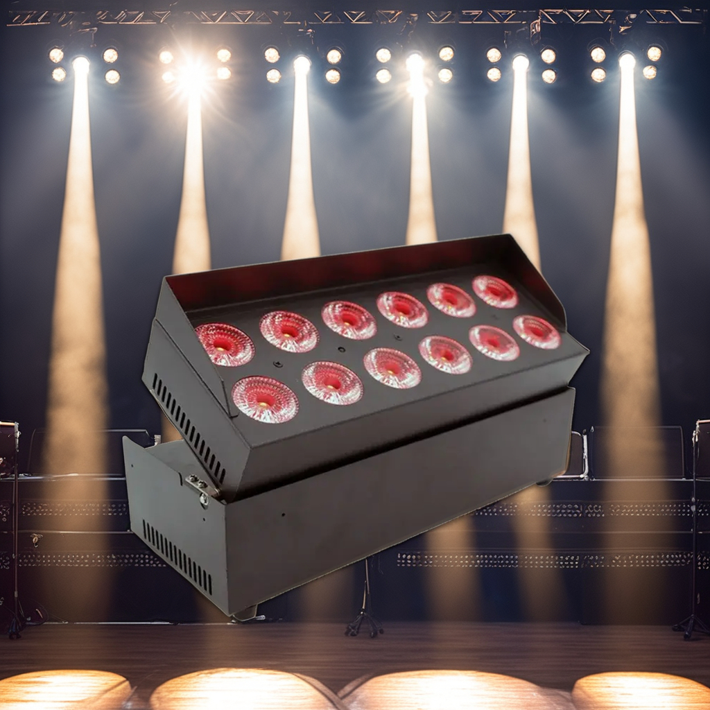 L-119 Wireless Battery Powered 12x18w Rgbwa Uv 6in1 bar Led Par Can Stage Lights