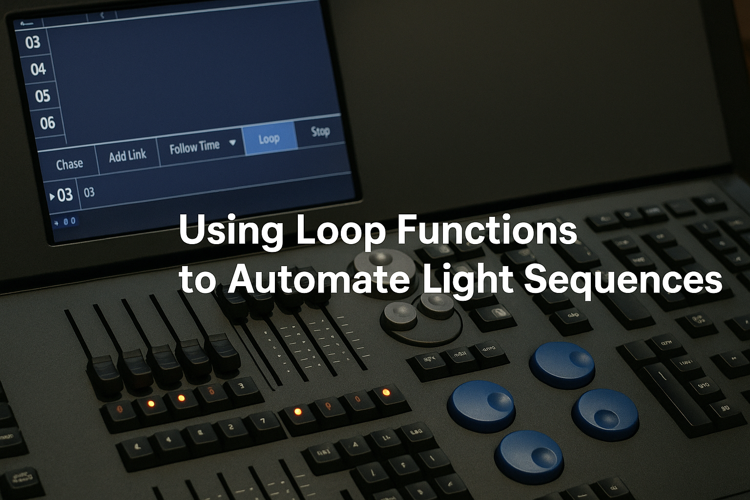 Using Loop Functions to Automate Light Sequences