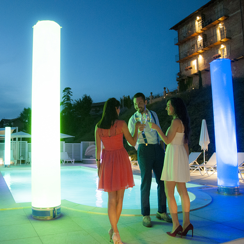 Outdoor Wireless Battery LED Inflatable Column Light