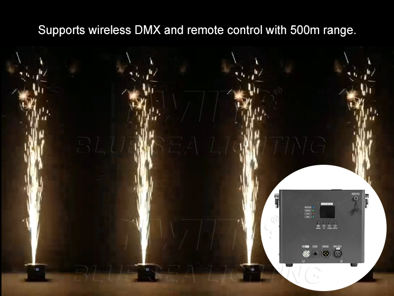 TFT Screen DMX Spark Machine