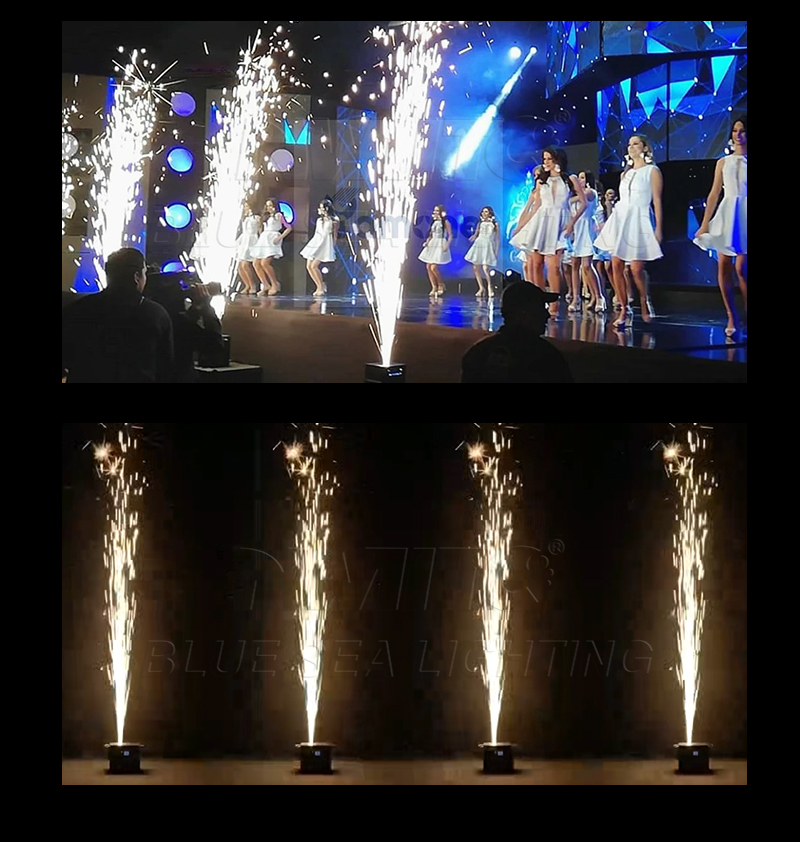 Stage Wedding Event Spark Machine