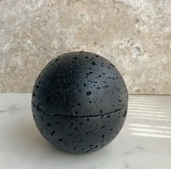 Black Marble Incense Holder