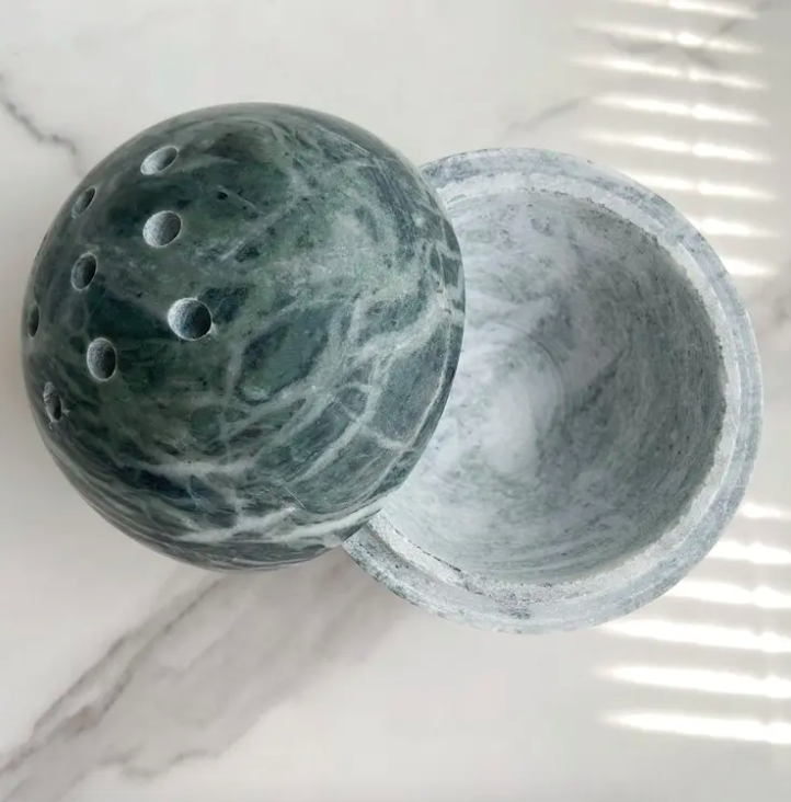 Green Marble Incense Burner