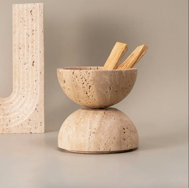 Hotel Tabletop Marble Incense Burner
