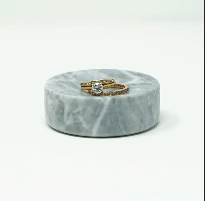Marble Tabletop Jewelry Organizer