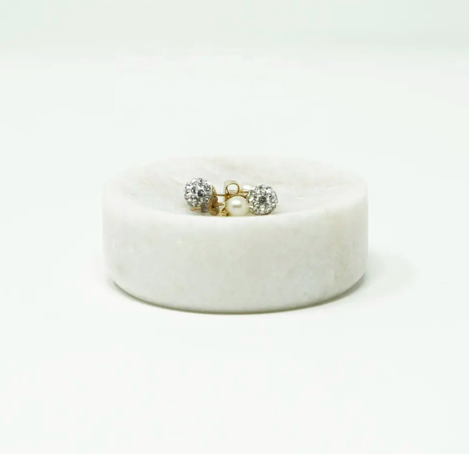 Marble Tabletop Jewelry Organizer