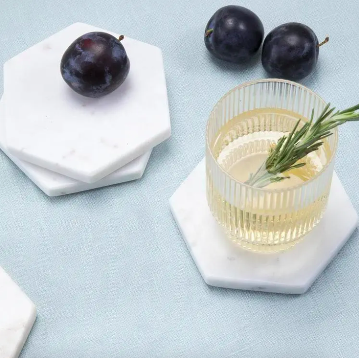 Marble Drink Cup Mat