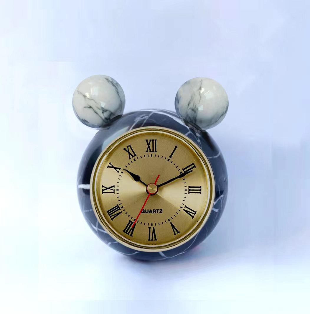Marble Table Clock