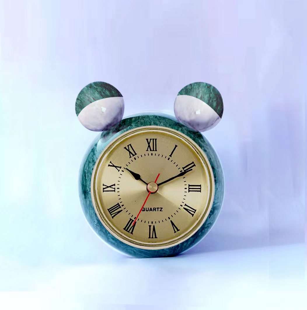 Marble Table Clock