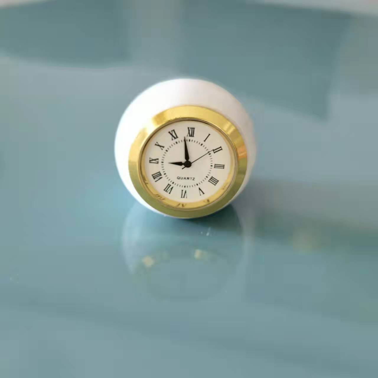 Marble Table Clock