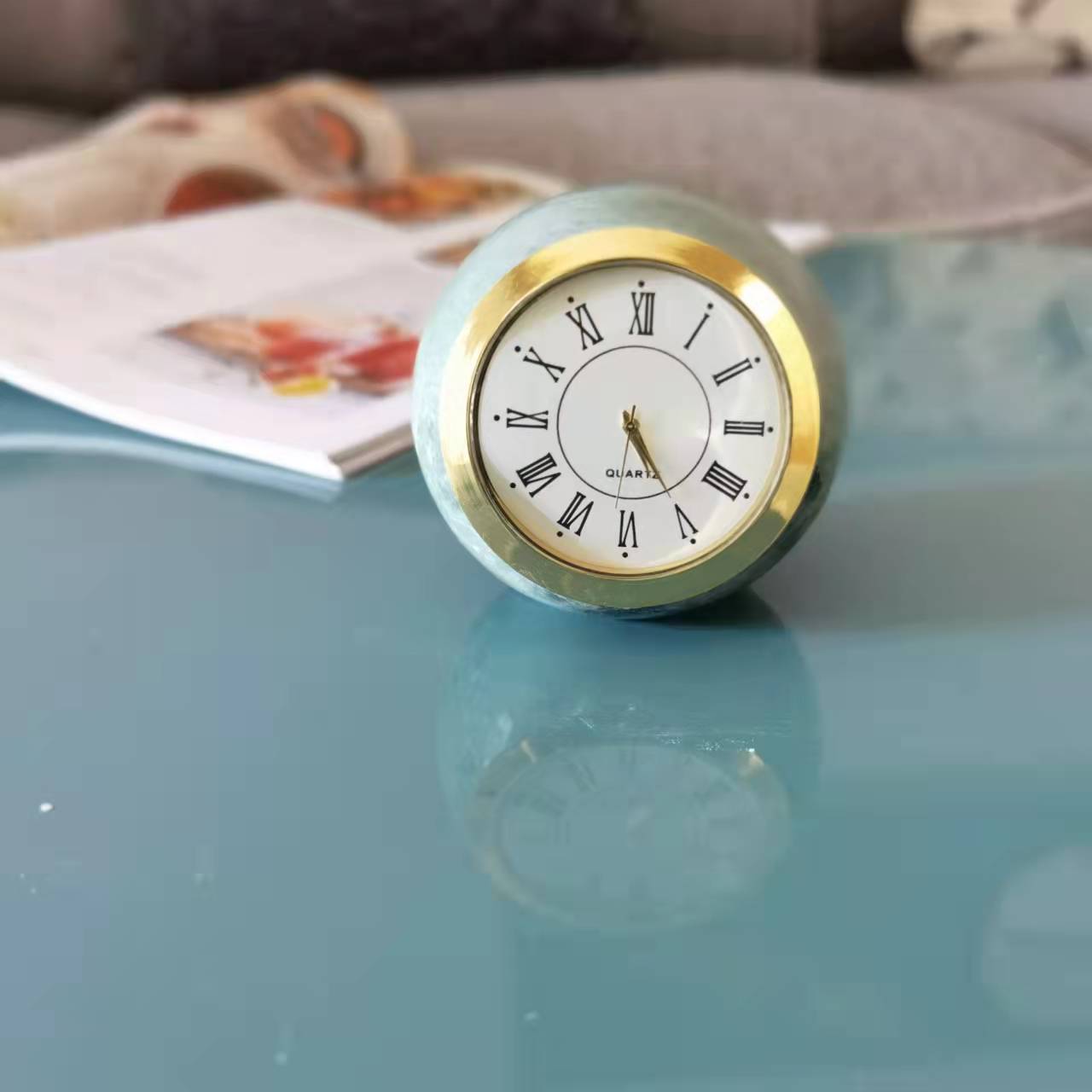 Marble Table Clock