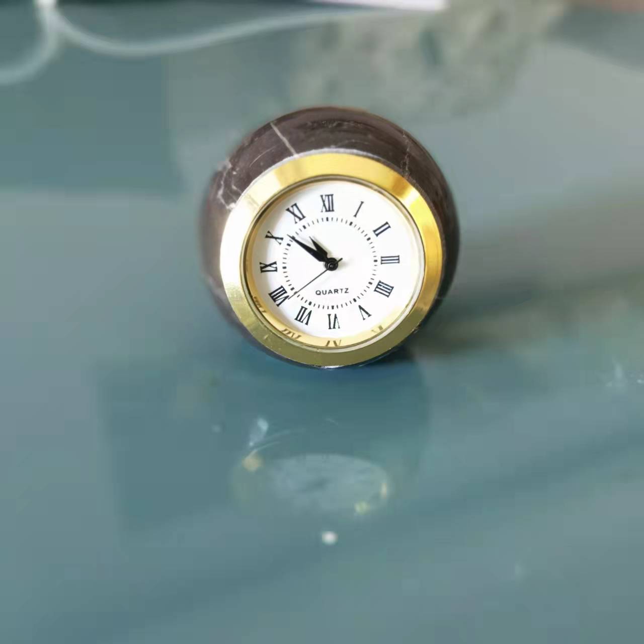 Marble Table Clock