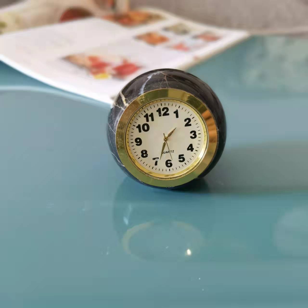 Marble Table Clock
