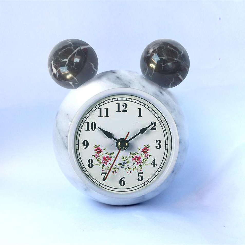 Marble Table Clock