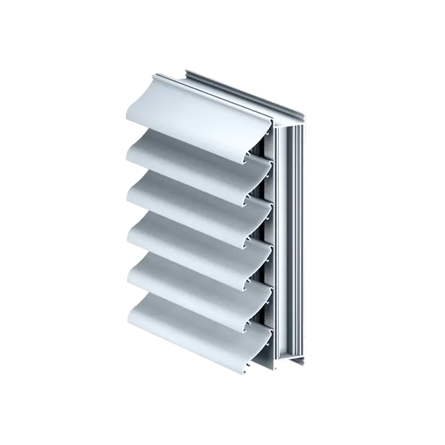 SL55 hurricane shutter installed on coastal building