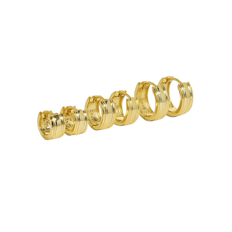 Classic Hoop Earrings for Women Girl 925 Sterling Silver Not Fade Earrings Korea Fashion Jewelry OEM/ODM