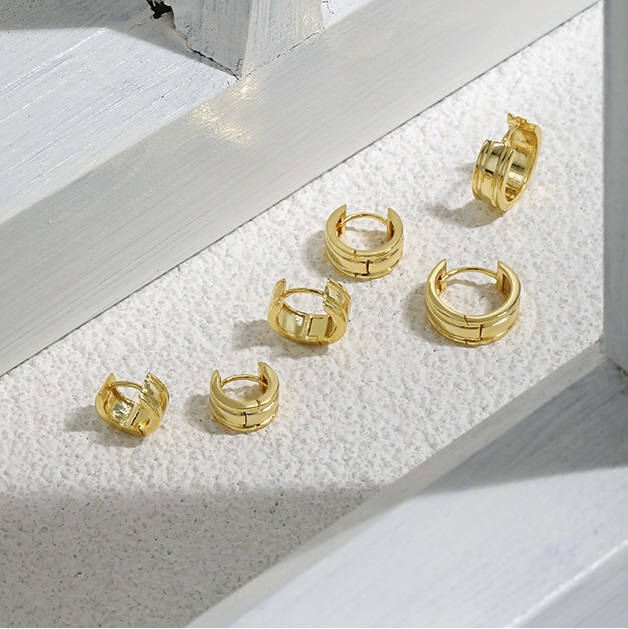 Classic Hoop Earrings for Women Girl 925 Sterling Silver Not Fade Earrings Korea Fashion Jewelry OEM/ODM