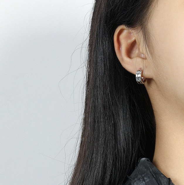 Classic Hoop Earrings for Women Girl 925 Sterling Silver Not Fade Earrings Korea Fashion Jewelry OEM/ODM