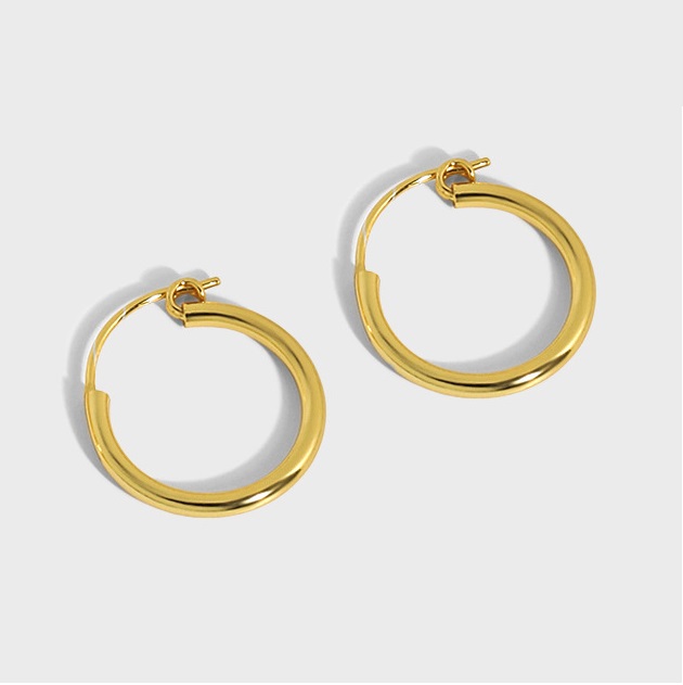 925 Sterling Silver Huggie Hoop Earrings Personality Accessories Silver Hoop Earrings Women's OEM/ODM