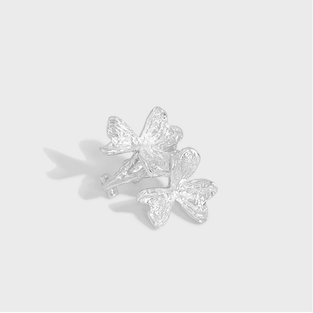 Silver Hoop Clip On Earrings Personality Accessories Hoop Cartilage Earrings Women's Friendship Gift Jewelry OEM/ODM