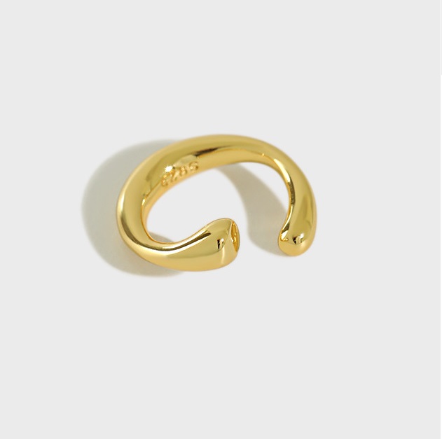 925 Sterling Silver Hoop Cartilage Earrings Female Trendy Hoop Clip On Earrings Wholesale OEM/ODM (Single)