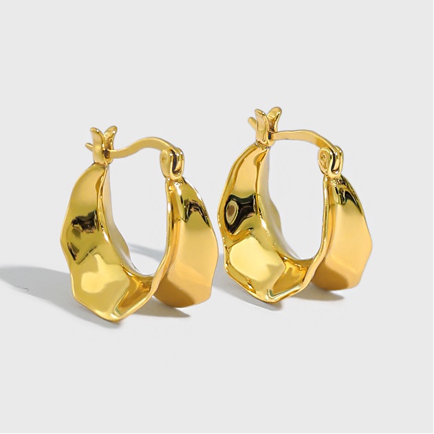 925 Sterling Silver Huggie Hoop Earrings Personality Accessories Silver Hoop Earrings Women's OEM/ODM