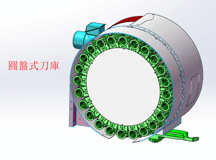 圓盤式刀庫