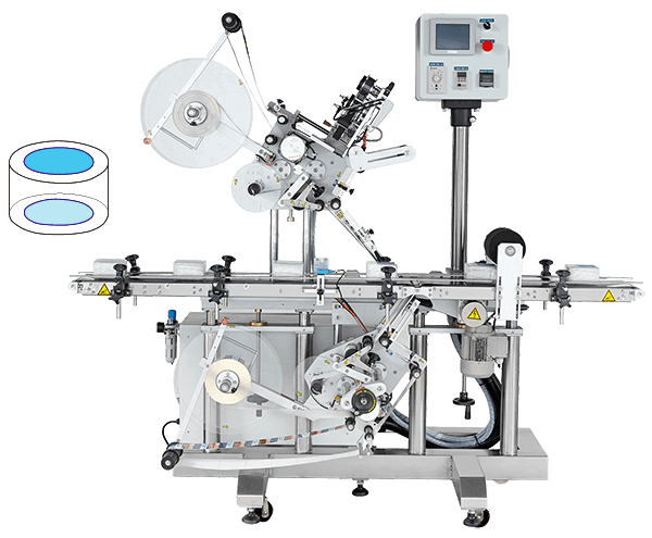 Round Bottle Top & Bottom Labeling Machine MT-210