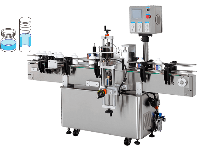 Round bottle labeler MT-515