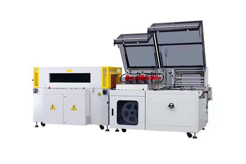 MT-5545TBH full-automatic high-speed side-seal cutting machine +、MT-5030LX constant temperature shrinking machine