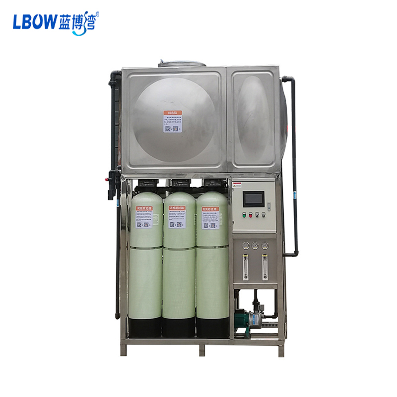 1000L/H large-scale industrial reverse osmosis equipment, pure water treatment, RO membrane water purifier, deionized water All-in-one equipment