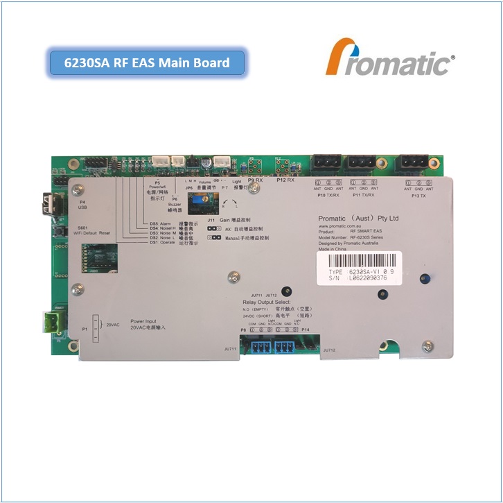 6230SA (8.2MHz) RF EAS Main Board, Promatic