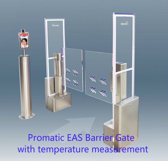 EAS Barrier Gate with Temperature measurement