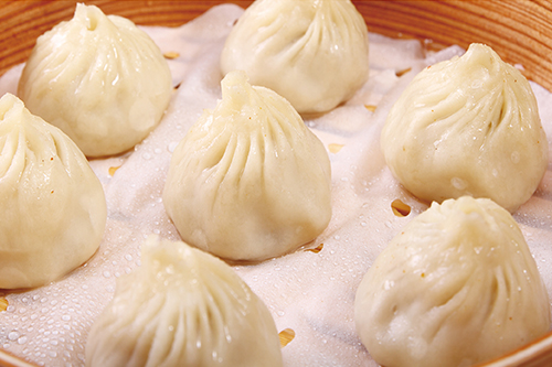 鲜虾鲜肉小笼包