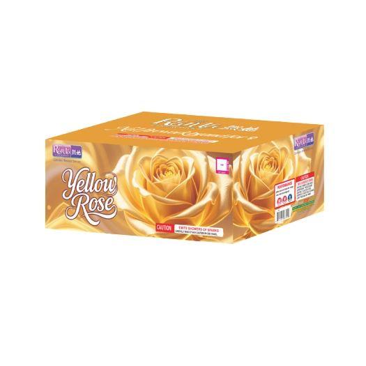 Awesome performance 500 gram fountains fireworks RT4001 Yellow Rose from Ranta Fireworks