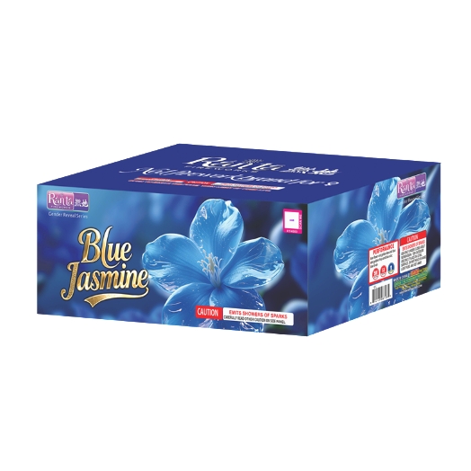High Quality 500 gram fountains fireworks RT4003 Blue Jasmine from Fisherman