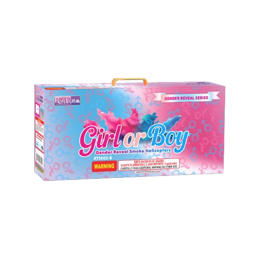 Girl or Boy Gender Reveal  Smoke Helicopters (Blue) RT5002-B