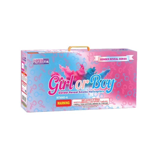 Girl or Boy Gender Reveal  Smoke Helicopters (Pink) RT5002-G