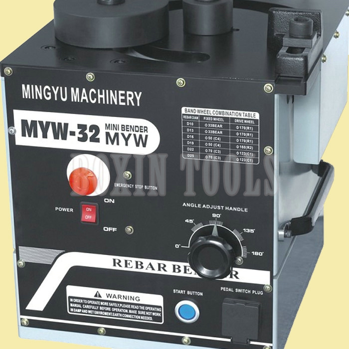 MYW-32 Portable Steel Bar Bender (Single Angle )