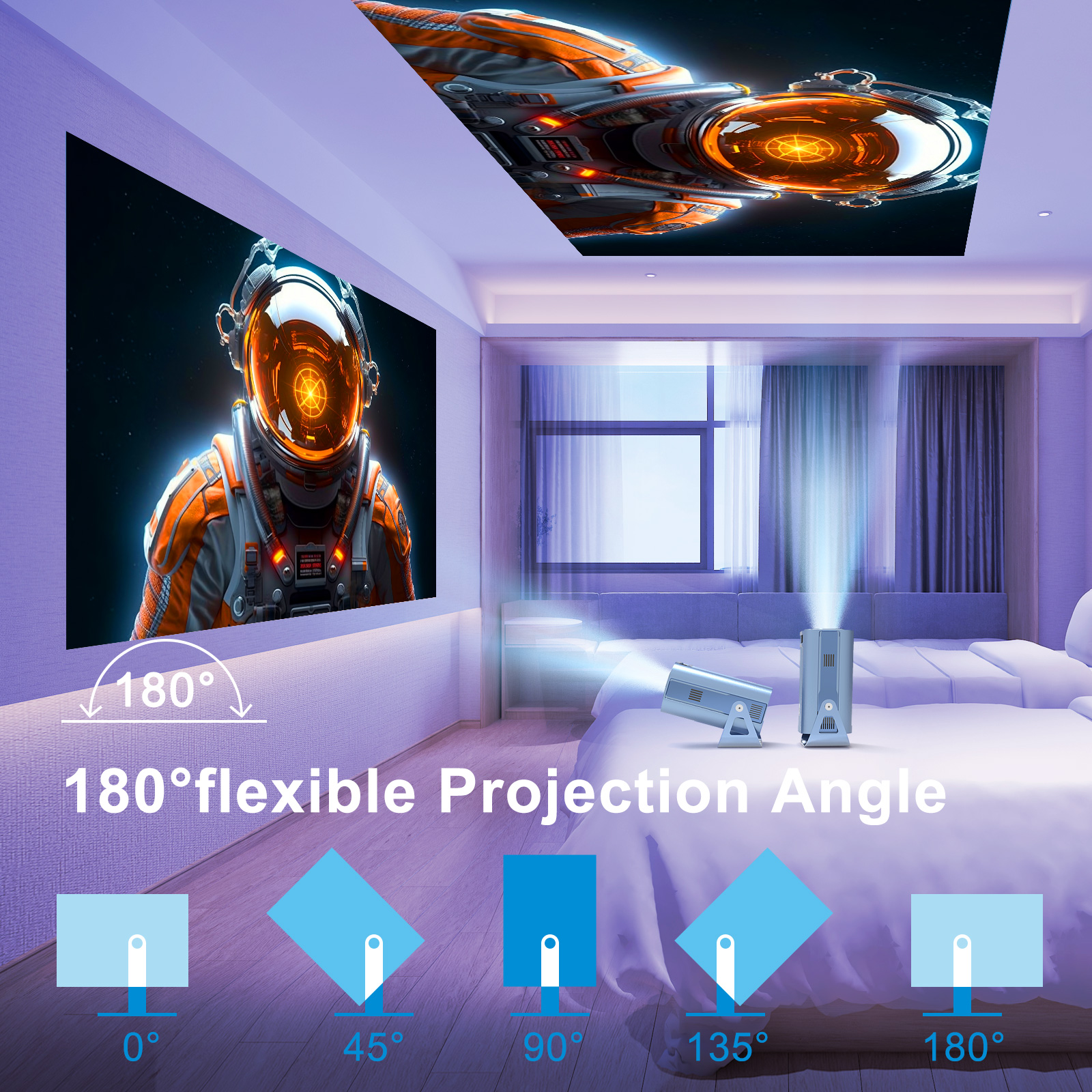 projector for Netflix and YouTube