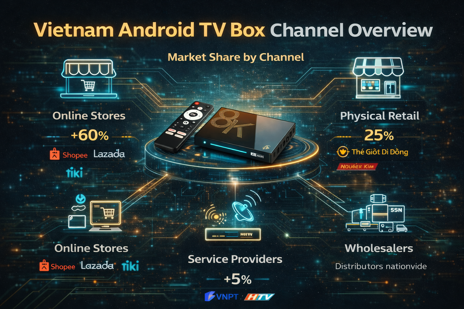 Vietnam Android TV box 4K and codec feature trends