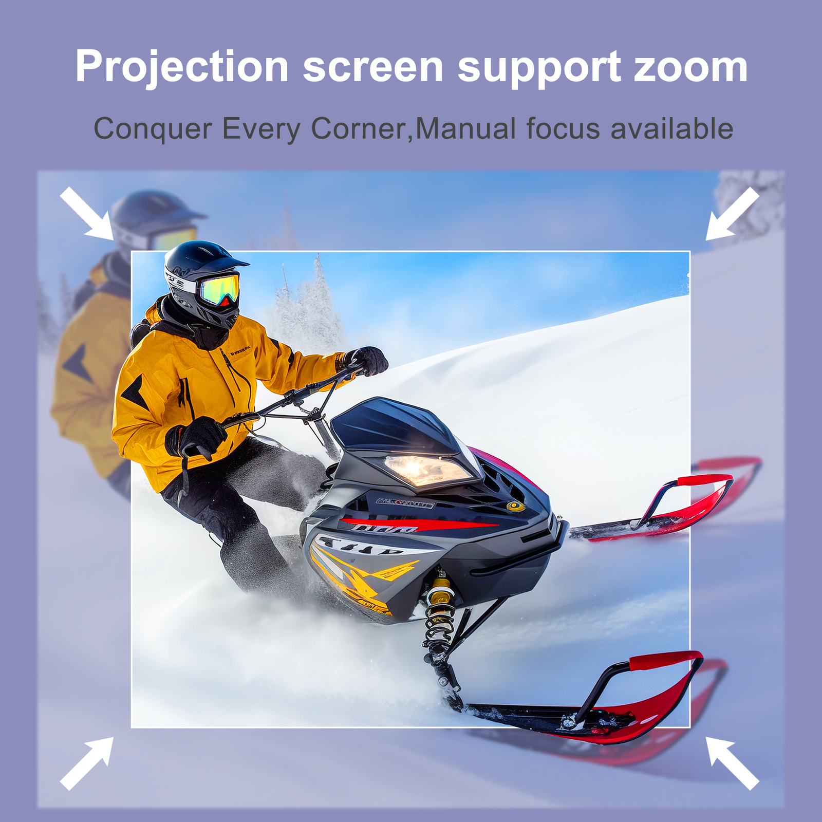 native 1080P projector Android