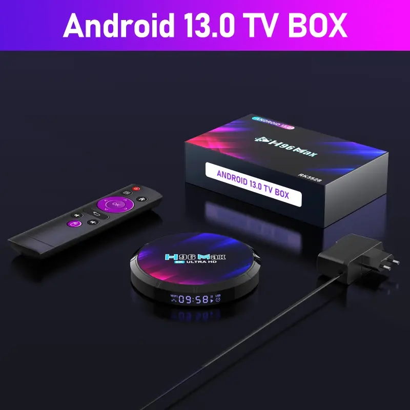 Custom OEM retail packaging for H96 Max RK3528