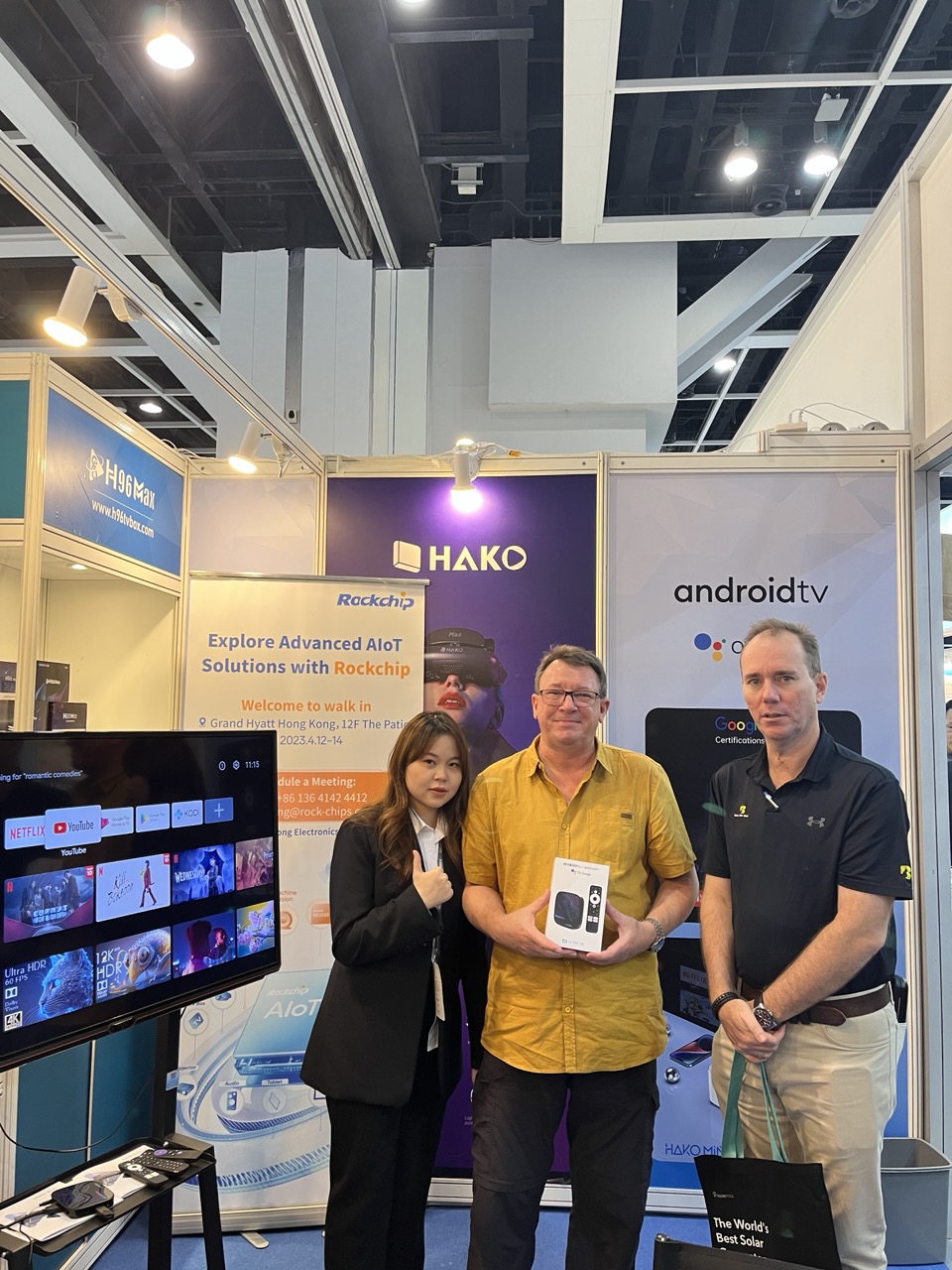 check with our customer for tv box