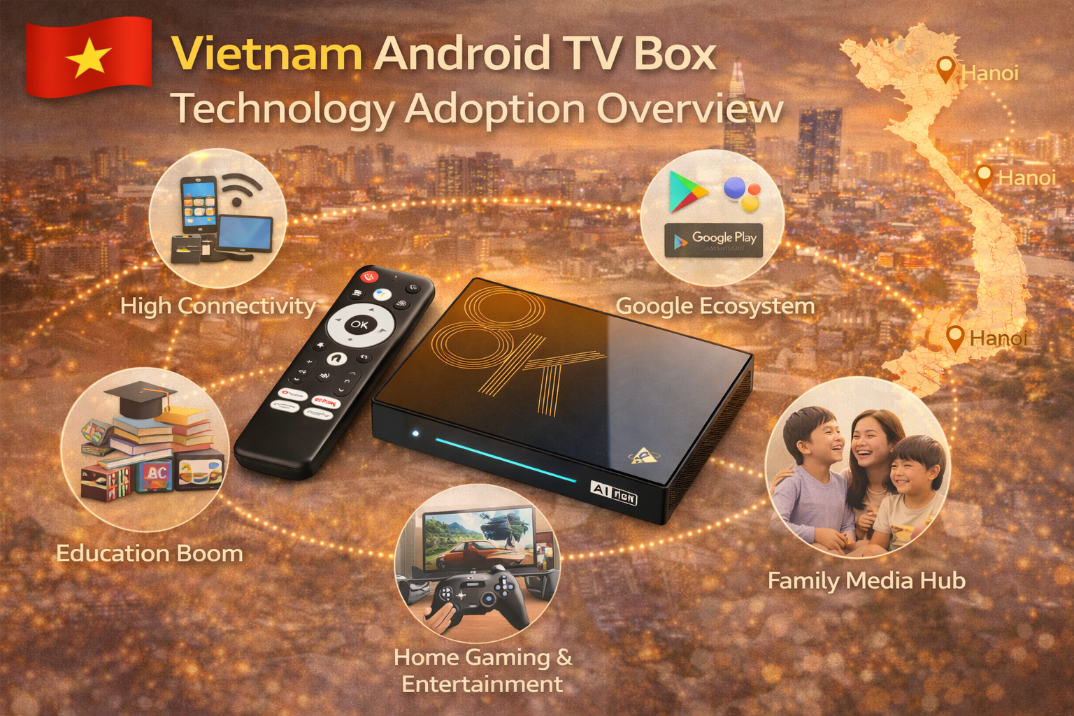 Vietnam Android TV box market data and charts